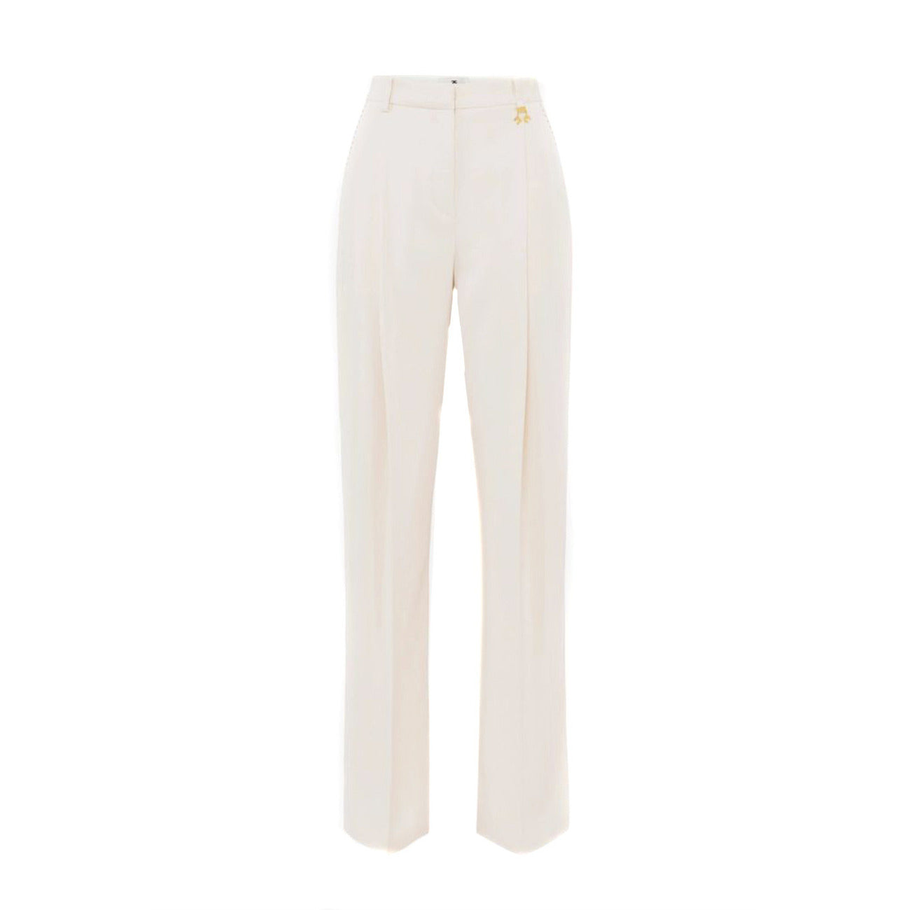 Elisabetta Franchi pantaloni donna beige - MS Choice