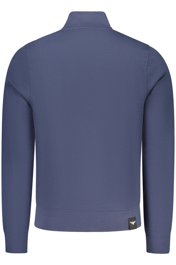 ACCADEMIA MILITARE FELPA CON ZIP UOMO BLU