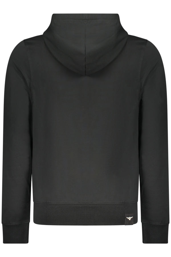 ACCADEMIA MILITARE FELPA CON ZIP UOMO NERO