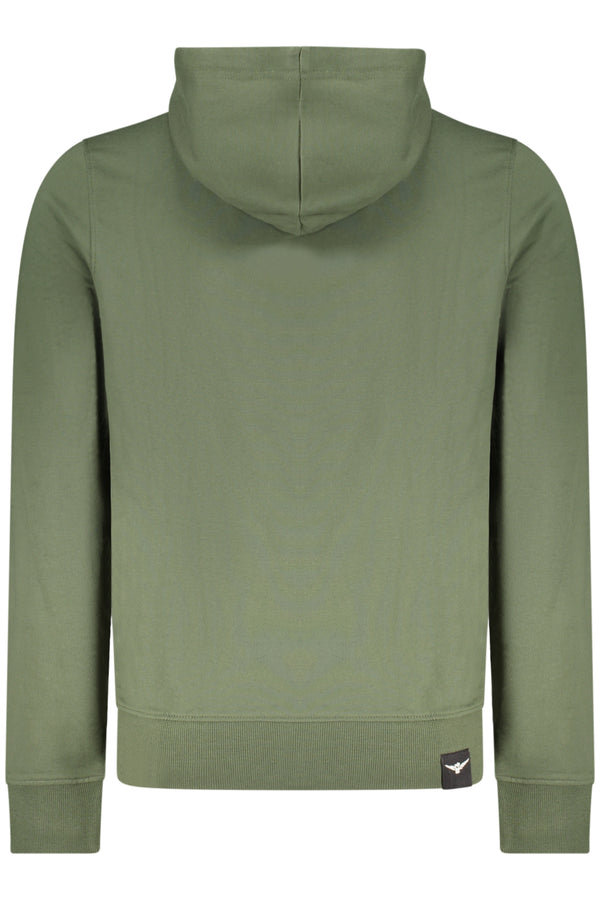 ACCADEMIA MILITARE FELPA CON ZIP UOMO VERDE