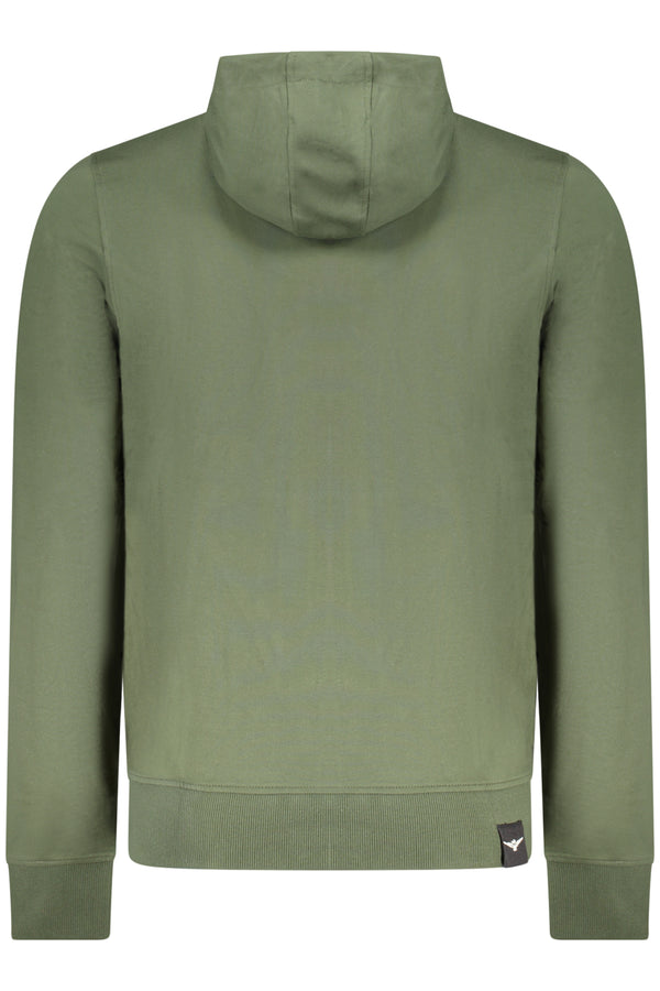 ACCADEMIA MILITARE FELPA CON ZIP UOMO VERDE