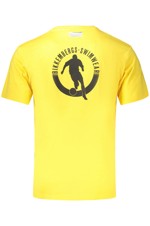 BIKKEMBERGS T-SHIRT MANICHE CORTE giallo  per uomo