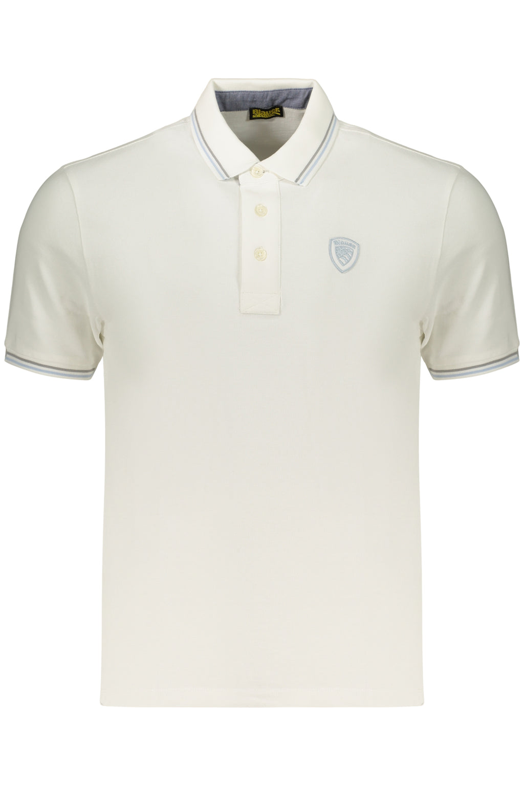 BLAUER APPAREL POLO MANICHE CORTE UOMO BIANCO