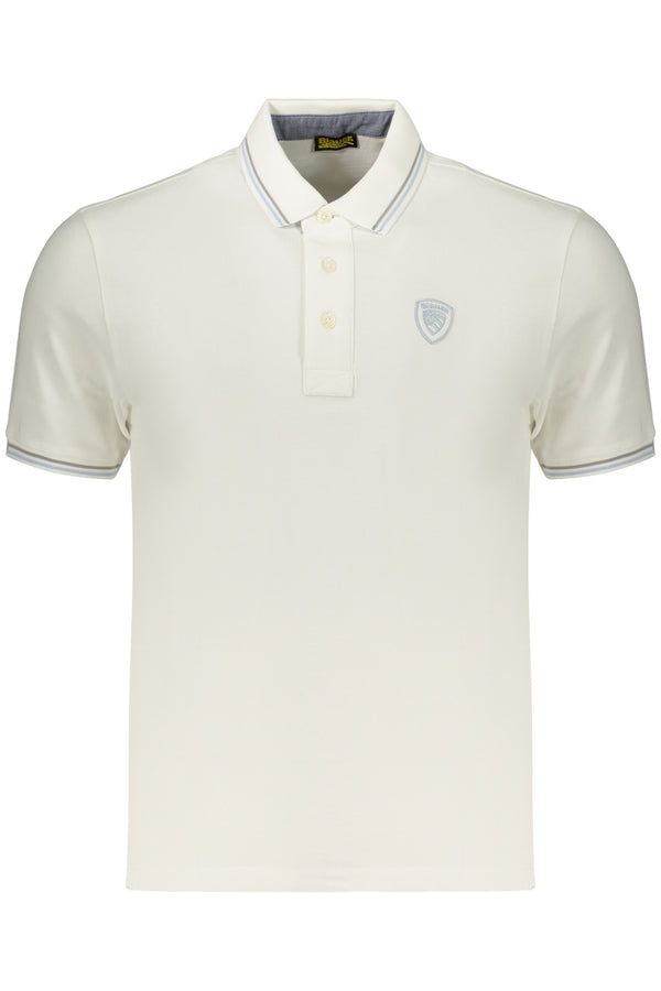 BLAUER APPAREL POLO MANICHE CORTE UOMO BIANCO