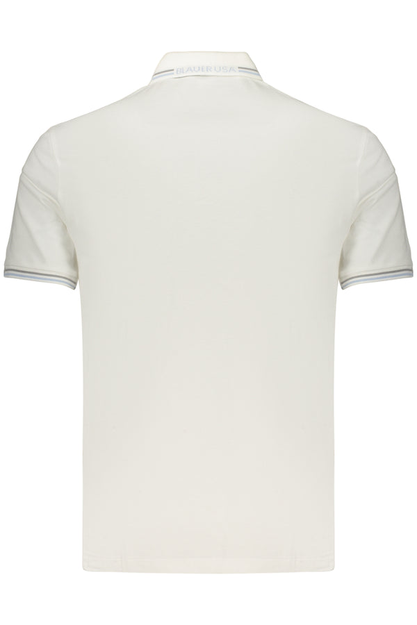 BLAUER APPAREL POLO MANICHE CORTE UOMO BIANCO