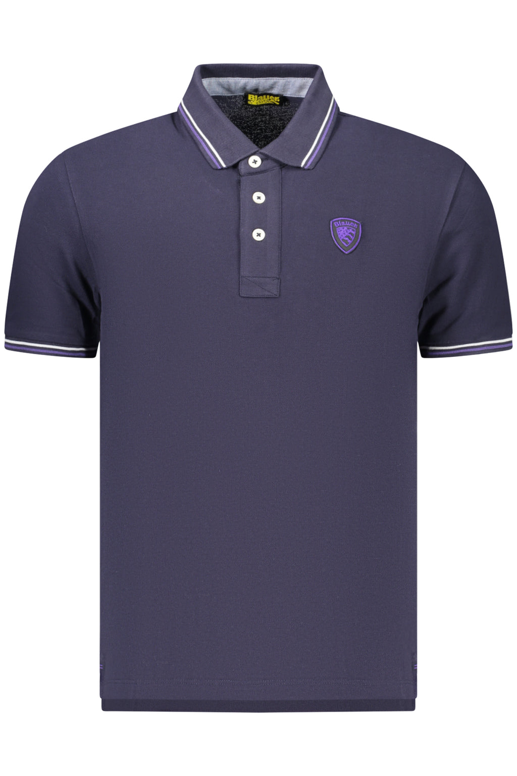 BLAUER APPAREL POLO MANICHE CORTE UOMO BLU