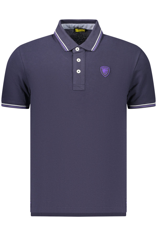 BLAUER APPAREL POLO MANICHE CORTE UOMO BLU