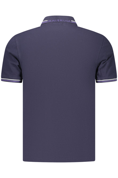 BLAUER APPAREL POLO MANICHE CORTE UOMO BLU