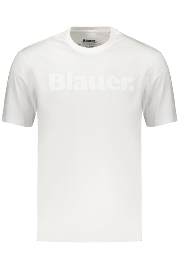 BLAUER APPAREL T-SHIRT MANICHE CORTE UOMO BIANCO