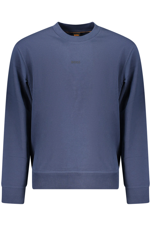 BOSS FELPA SENZA ZIP UOMO BLU