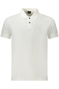 BOSS POLO MANICHE CORTE UOMO BIANCO