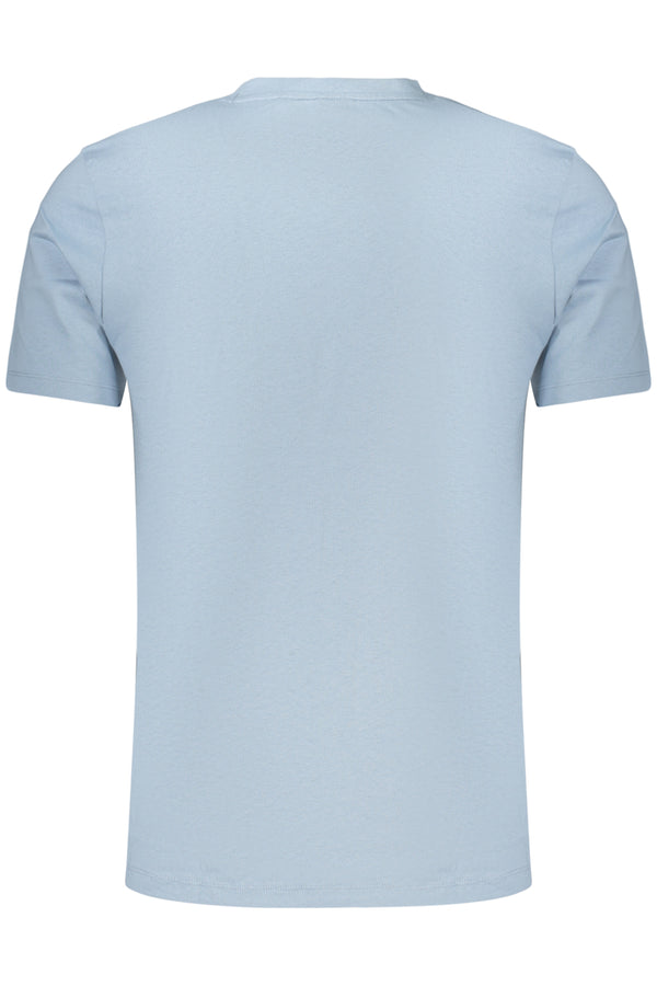 BOSS T-SHIRT MANICHE CORTE UOMO AZZURRO