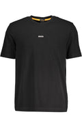BOSS T-SHIRT MANICHE CORTE UOMO NERO