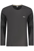 BOSS T-SHIRT MANICHE LUNGHE UOMO NERO