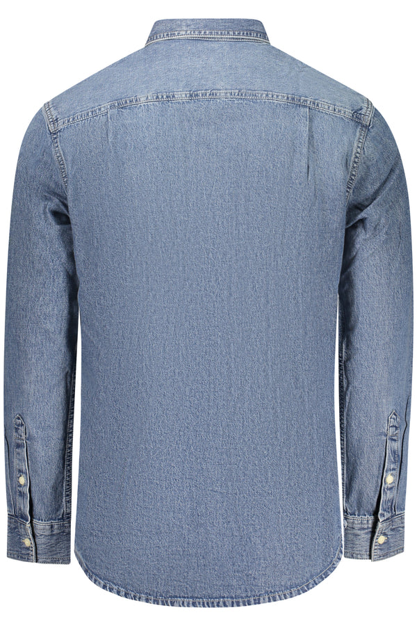 CALVIN KLEIN CAMICIA MANICHE LUNGHE UOMO BLU