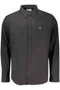 CALVIN KLEIN CAMICIA MANICHE LUNGHE UOMO NERO