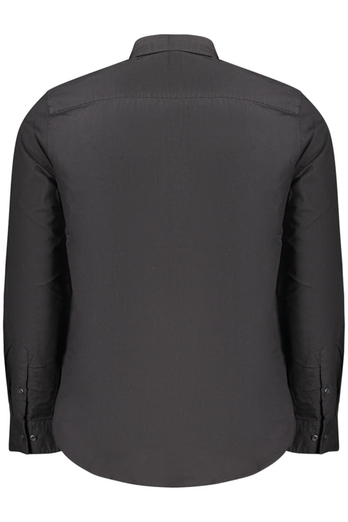CALVIN KLEIN CAMICIA MANICHE LUNGHE UOMO NERO