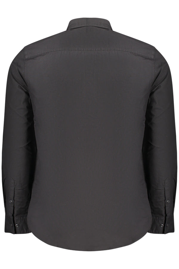 CALVIN KLEIN CAMICIA MANICHE LUNGHE UOMO NERO