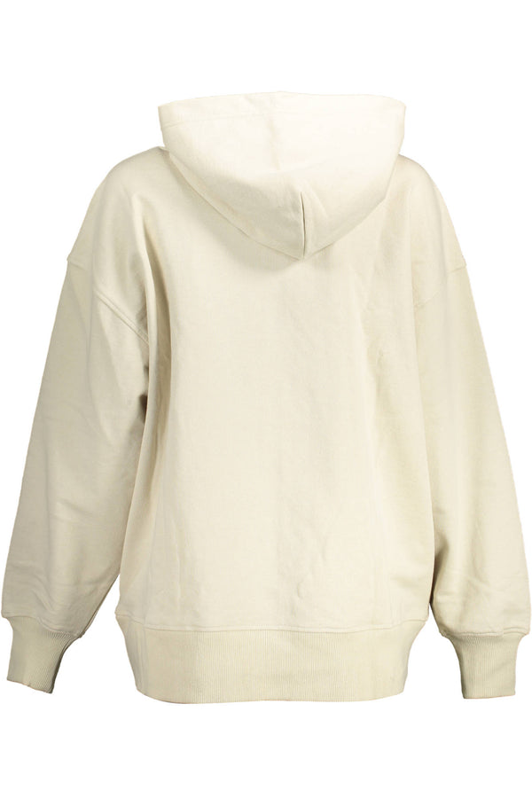 CALVIN KLEIN FELPA CON ZIP DONNA BEIGE