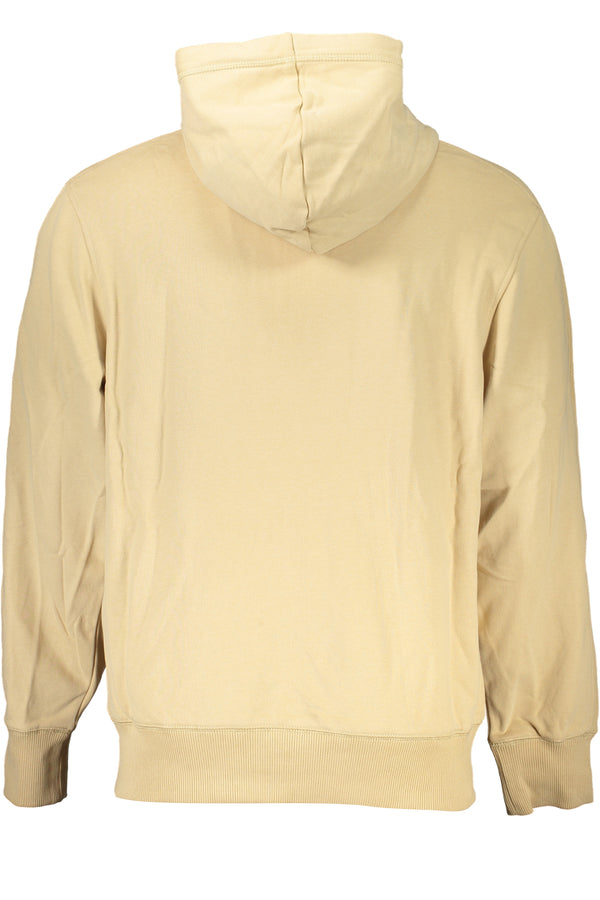 CALVIN KLEIN FELPA CON ZIP UOMO BEIGE