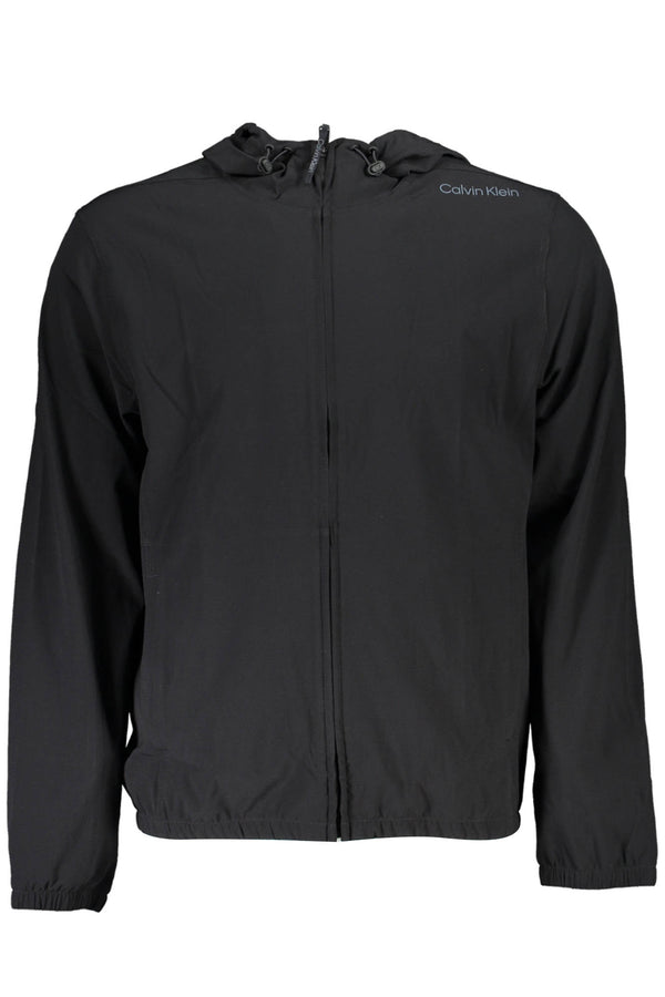 CALVIN KLEIN FELPA CON ZIP UOMO NERO