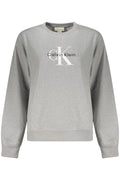CALVIN KLEIN FELPA SENZA ZIP DONNA GRIGIO
