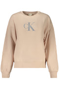 CALVIN KLEIN FELPA SENZA ZIP DONNA ROSA