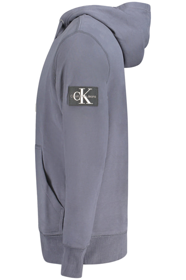 CALVIN KLEIN FELPA SENZA ZIP UOMO BLU