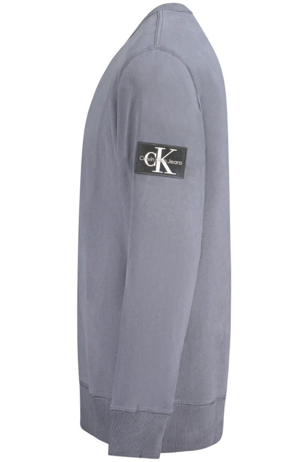CALVIN KLEIN FELPA SENZA ZIP UOMO BLU