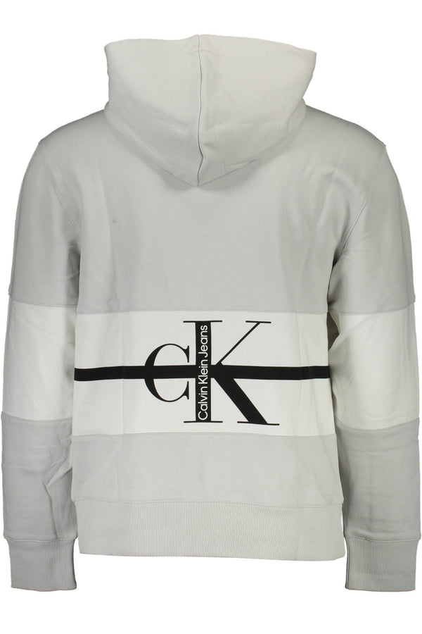CALVIN KLEIN FELPA SENZA ZIP UOMO GRIGIO