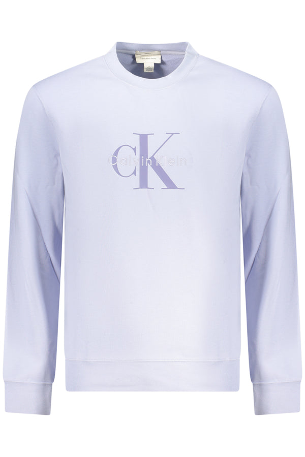 CALVIN KLEIN FELPA SENZA ZIP UOMO VIOLA