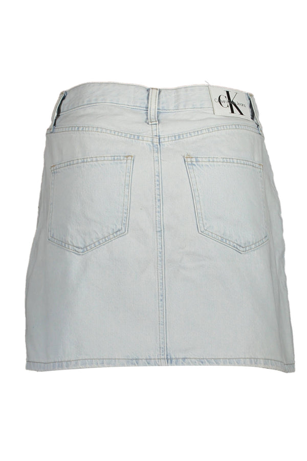CALVIN KLEIN GONNA CORTA DONNA AZZURRO