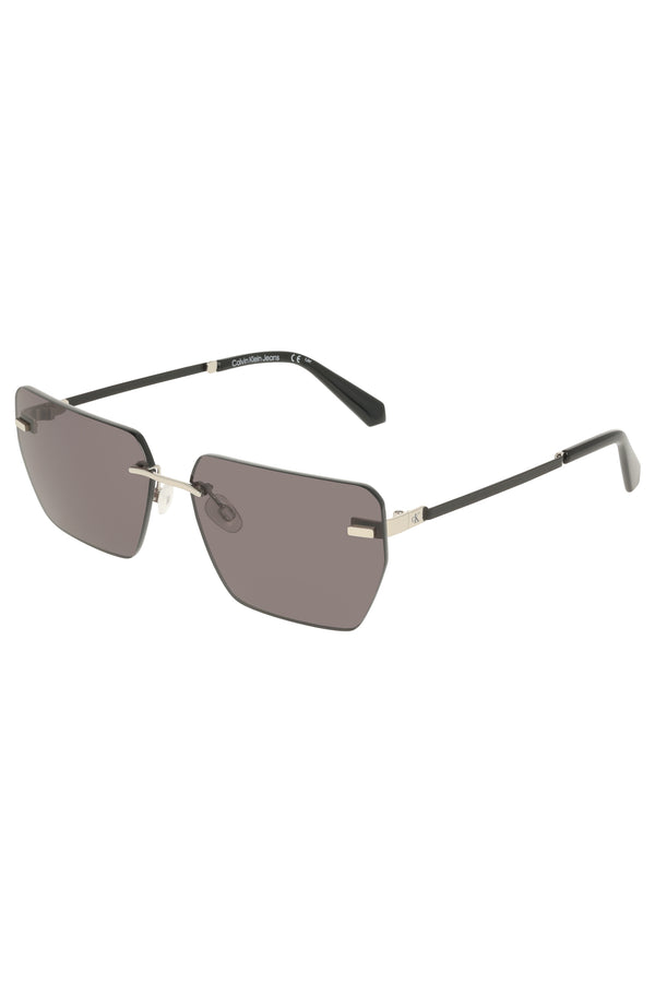 CALVIN KLEIN OCCHIALE DA SOLE UOMO ARGENTO