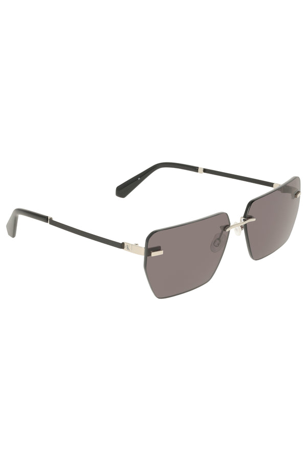 CALVIN KLEIN OCCHIALE DA SOLE UOMO ARGENTO