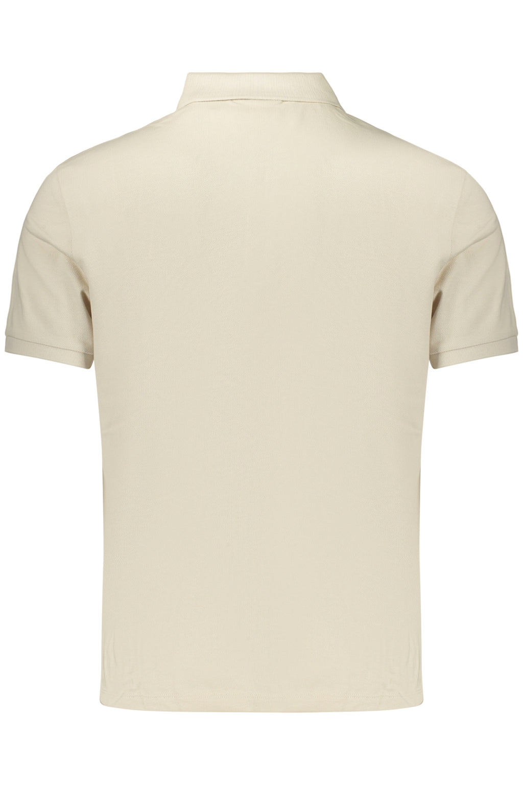 CALVIN KLEIN POLO MANICHE CORTE UOMO BEIGE