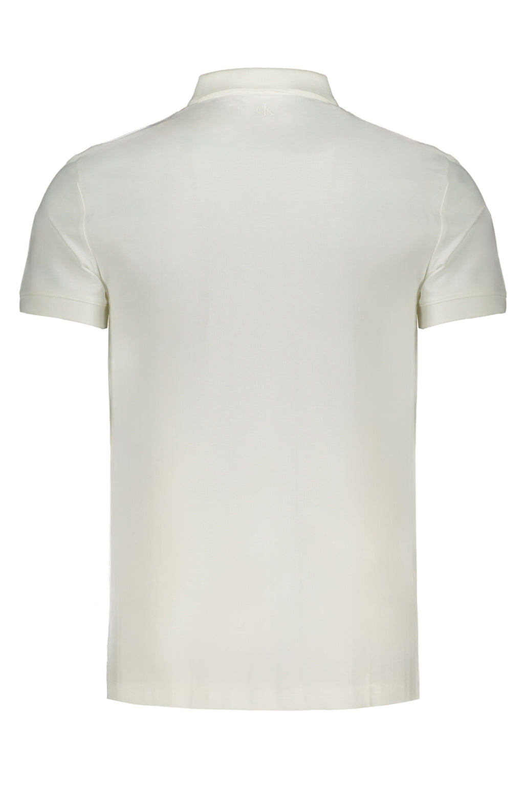 CALVIN KLEIN POLO MANICHE CORTE UOMO BIANCO