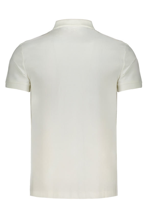 CALVIN KLEIN POLO MANICHE CORTE UOMO BIANCO