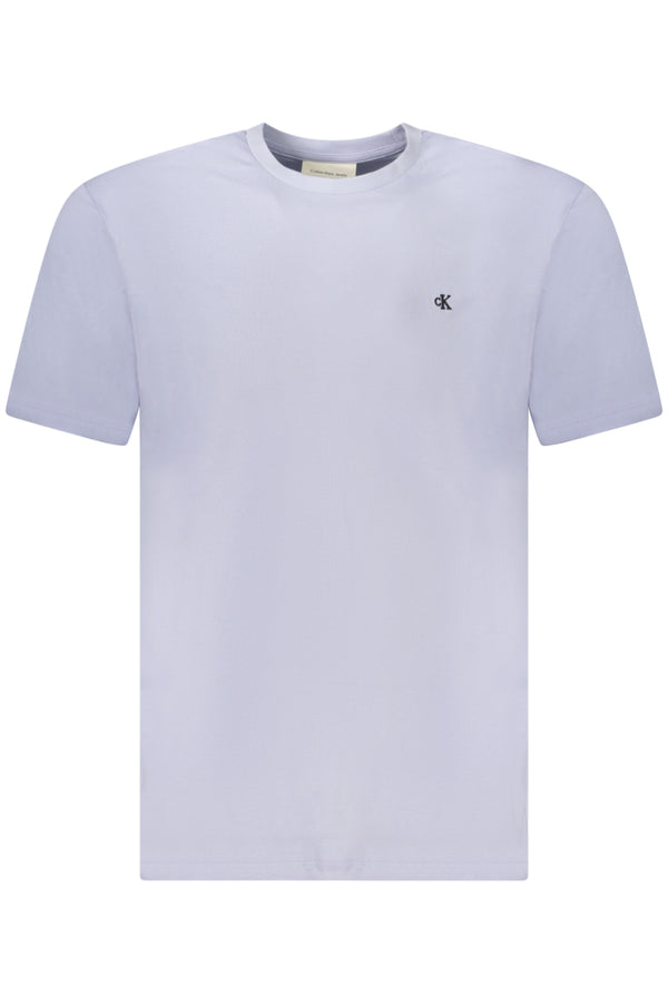 CALVIN KLEIN T-SHIRT MANICHE CORTE UOMO AZZURRO