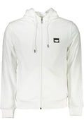 CAVALLI CLASS FELPA CON ZIP UOMO BIANCO