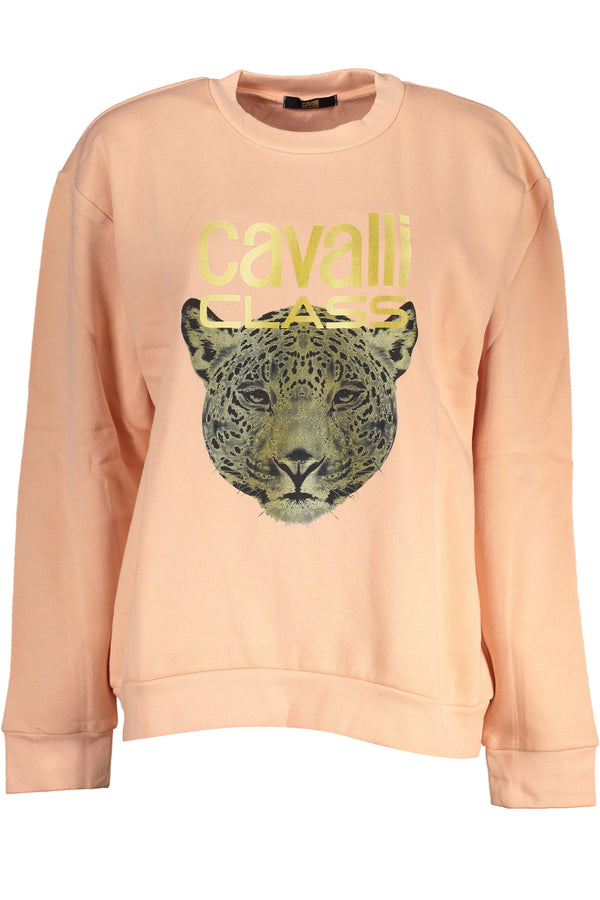 CAVALLI CLASS FELPA SENZA ZIP DONNA ROSA