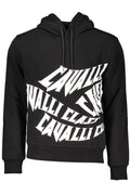 CAVALLI CLASS FELPA SENZA ZIP UOMO NERO