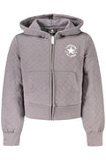CONVERSE FELPA CON ZIP BAMBINA GRIGIO
