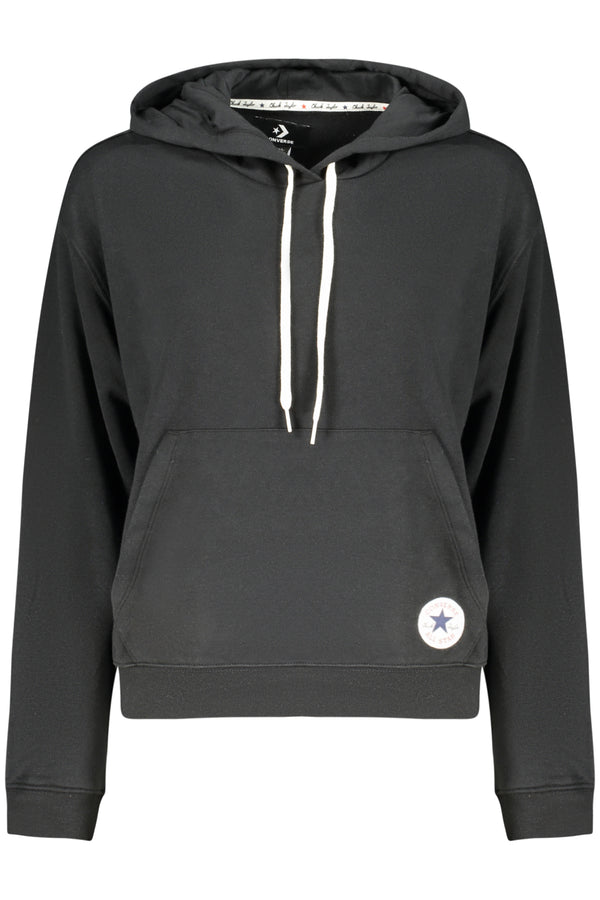 CONVERSE FELPA SENZA ZIP DONNA NERO