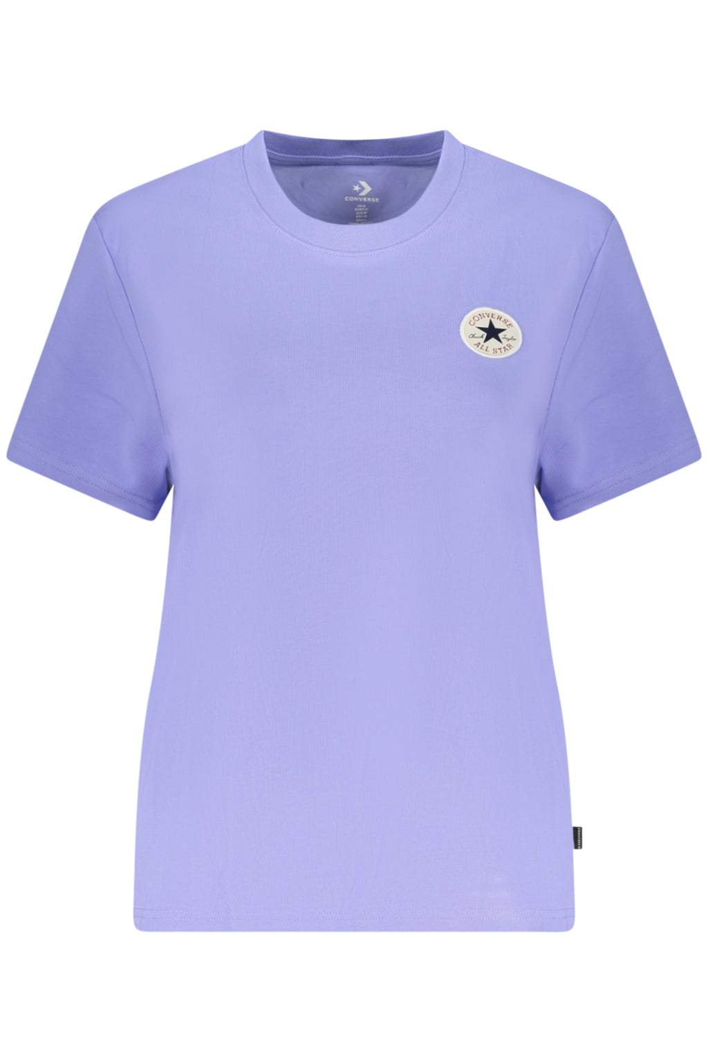 CONVERSE T-SHIRT MANICHE CORTE DONNA VIOLA
