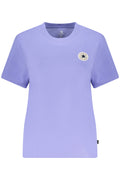 CONVERSE T-SHIRT MANICHE CORTE DONNA VIOLA
