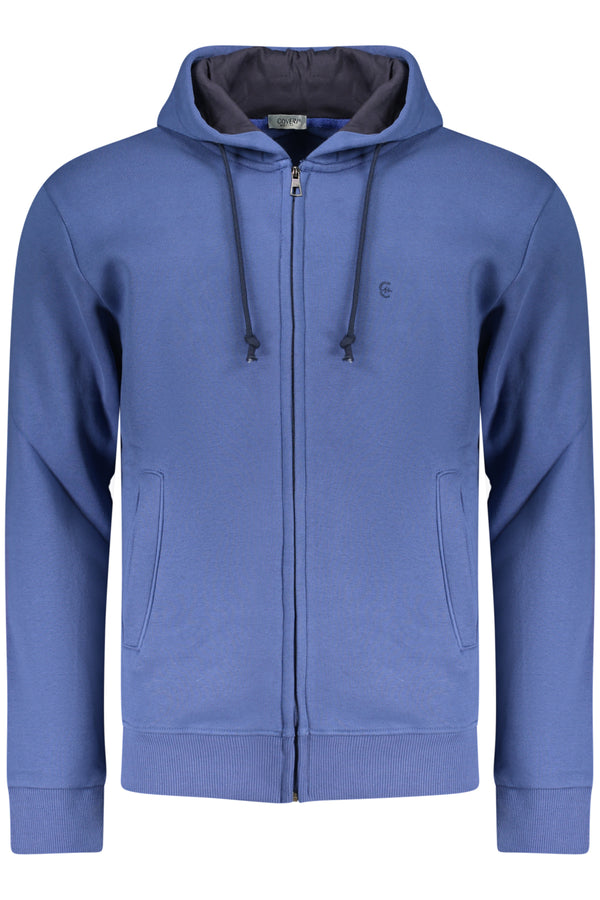 COVERI MOVING FELPA CON ZIP UOMO BLU