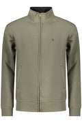 COVERI MOVING FELPA CON ZIP UOMO VERDE