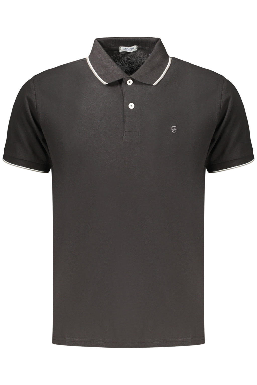 COVERI MOVING POLO MANICHE CORTE UOMO NERO
