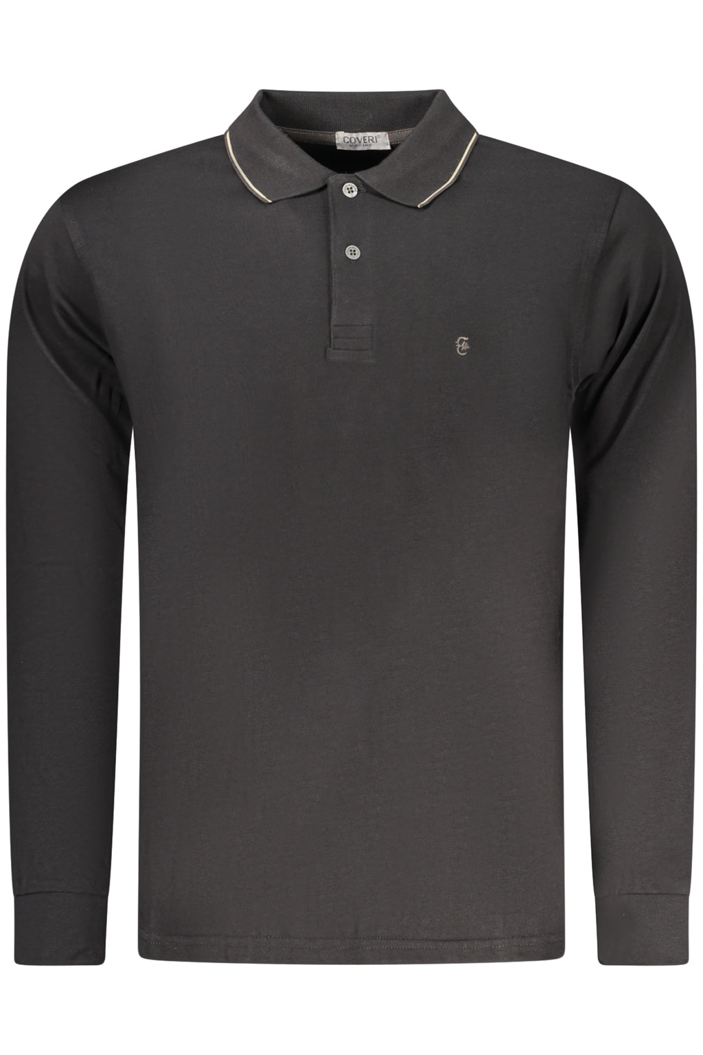 COVERI MOVING POLO MANICHE LUNGHE UOMO NERO