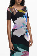 DESIGUAL ABITO LUNGO DONNA NERO